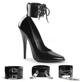 6" Pump with Interchangeable Ankle Cuffs (Domina-434 Final Sale)