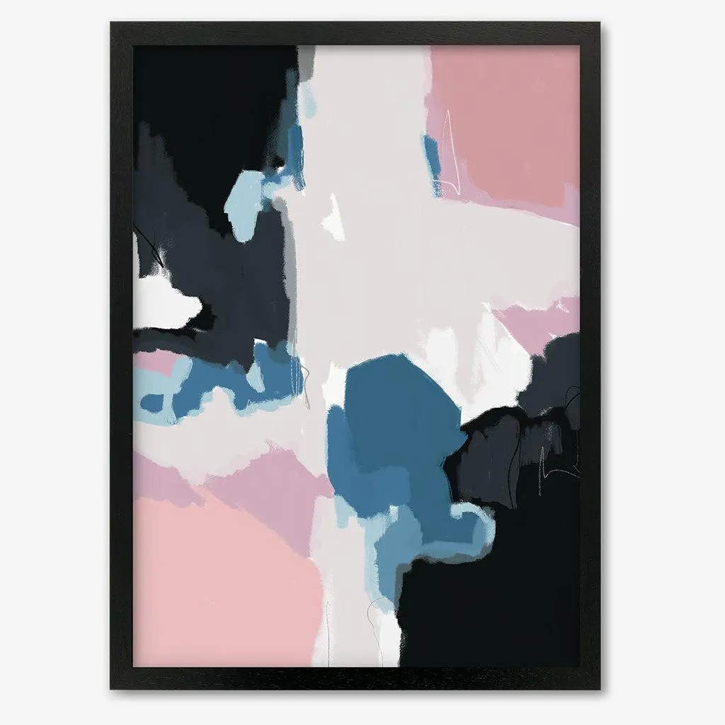 Abstract Pastel Colours 2 Framed Print