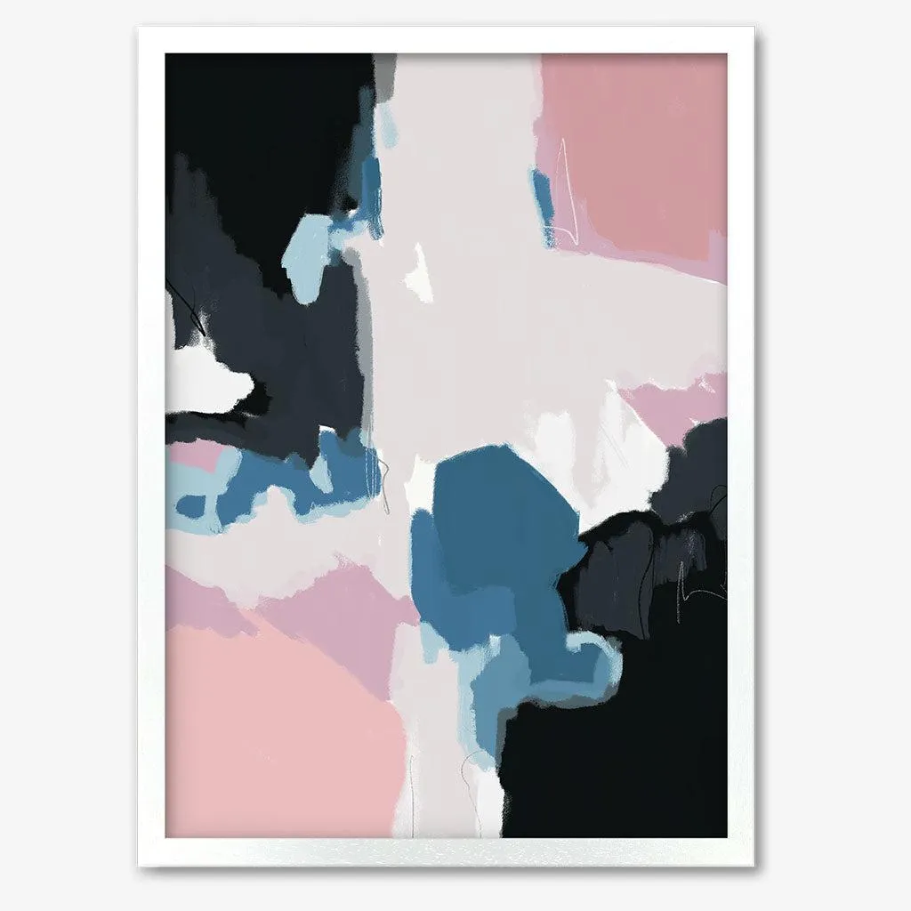 Abstract Pastel Colours 2 Framed Print