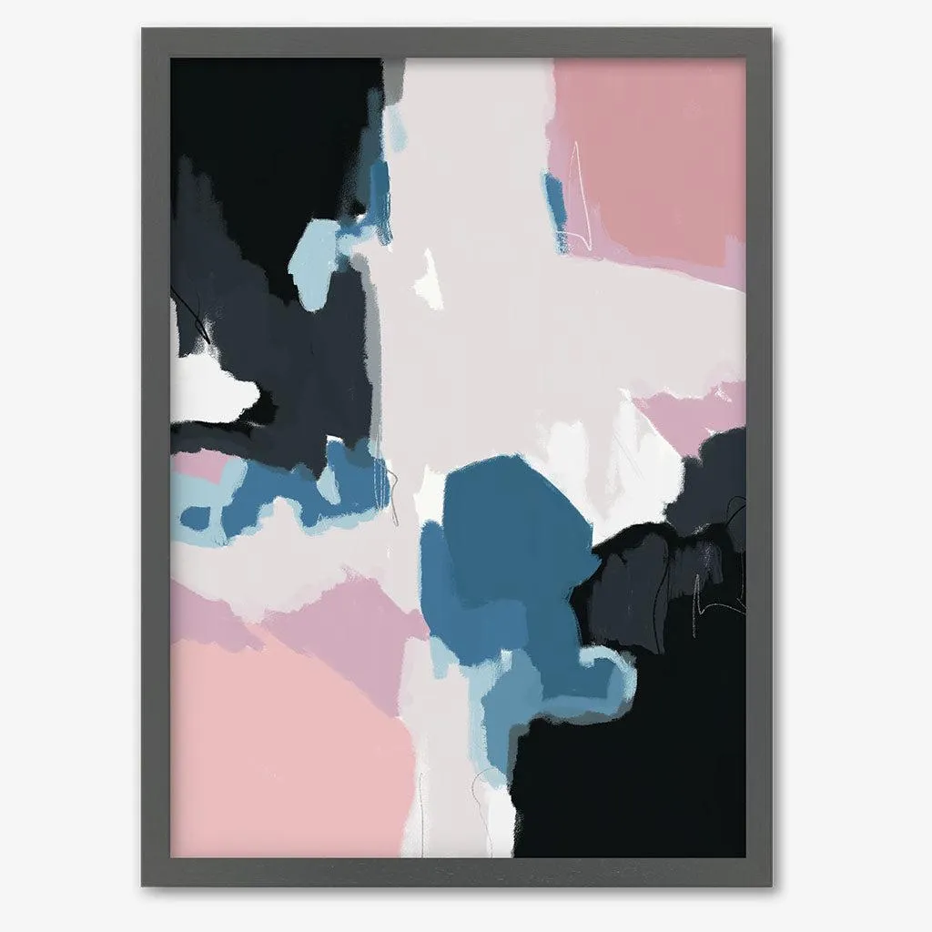 Abstract Pastel Colours 2 Framed Print