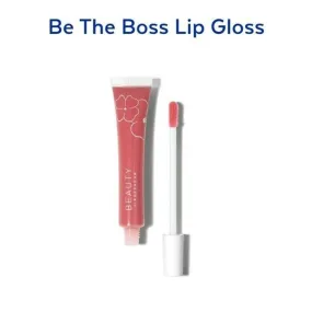 BEAUTY BY POPSUGAR BE THE BOSS LIP GLOSS TIME AFTER TIME, NEW IN BOX