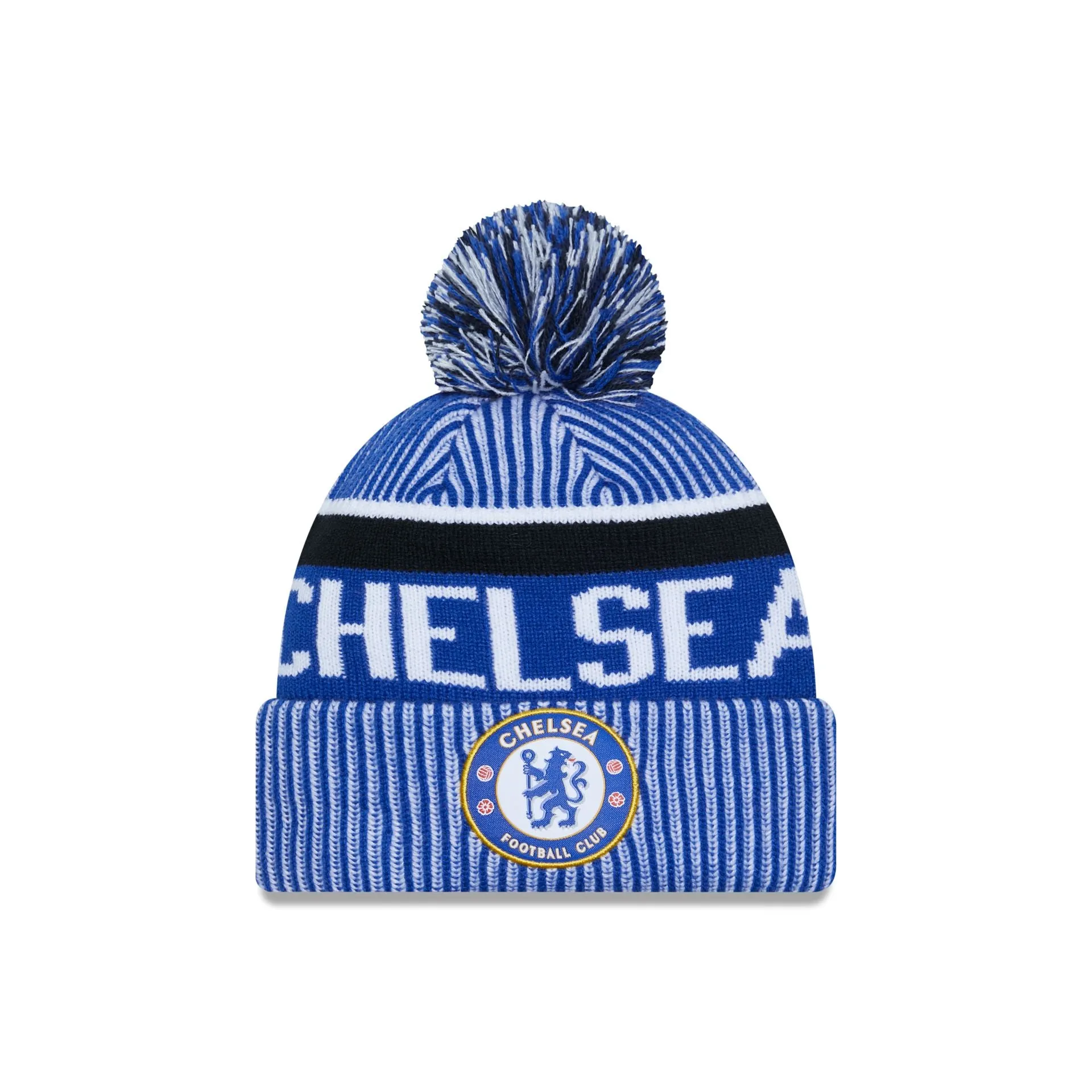 Chelsea FC 1905 Blue Bobble Knit Beanie Hat