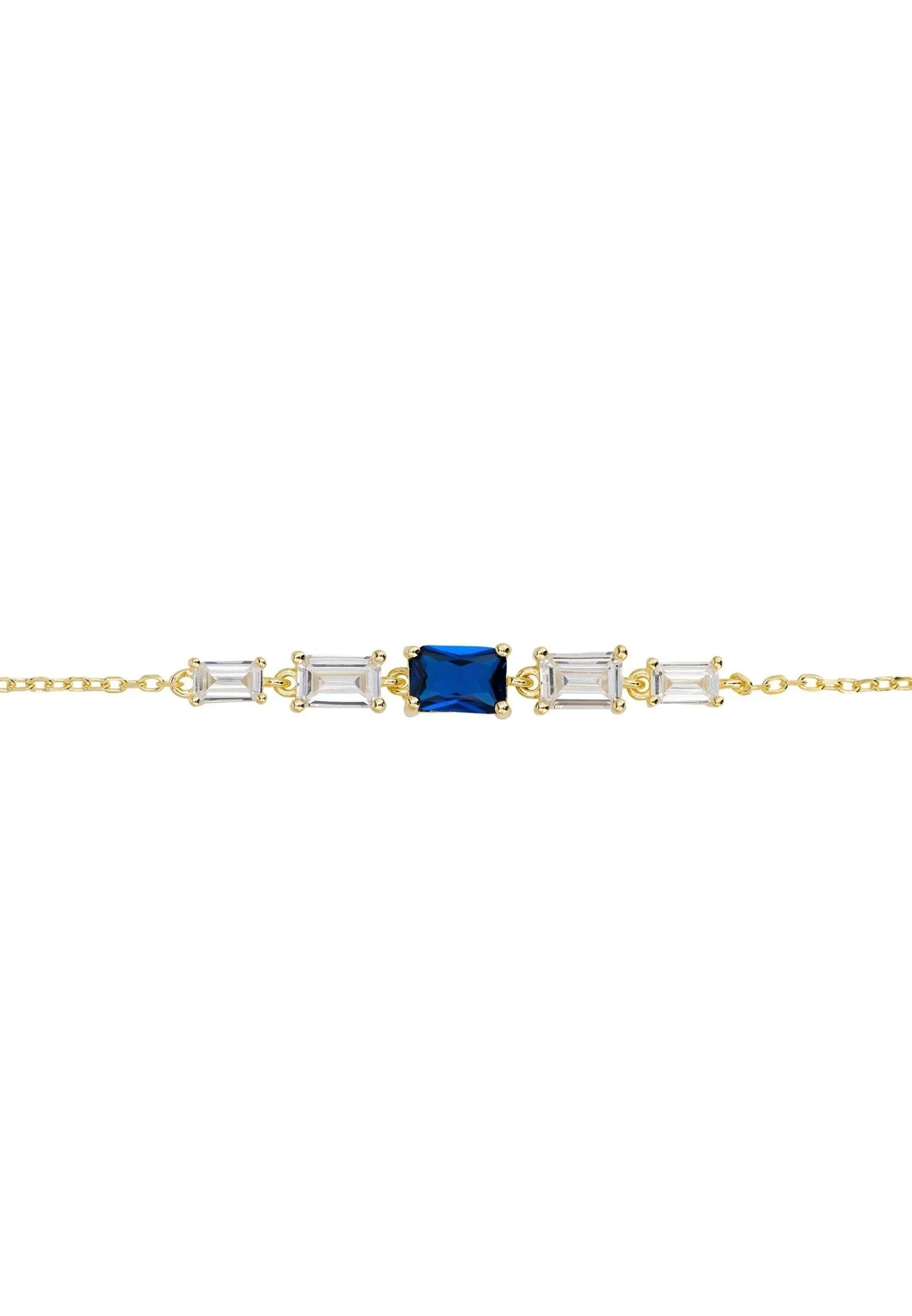 Clara Gemstone Bracelets Gold Sapphire