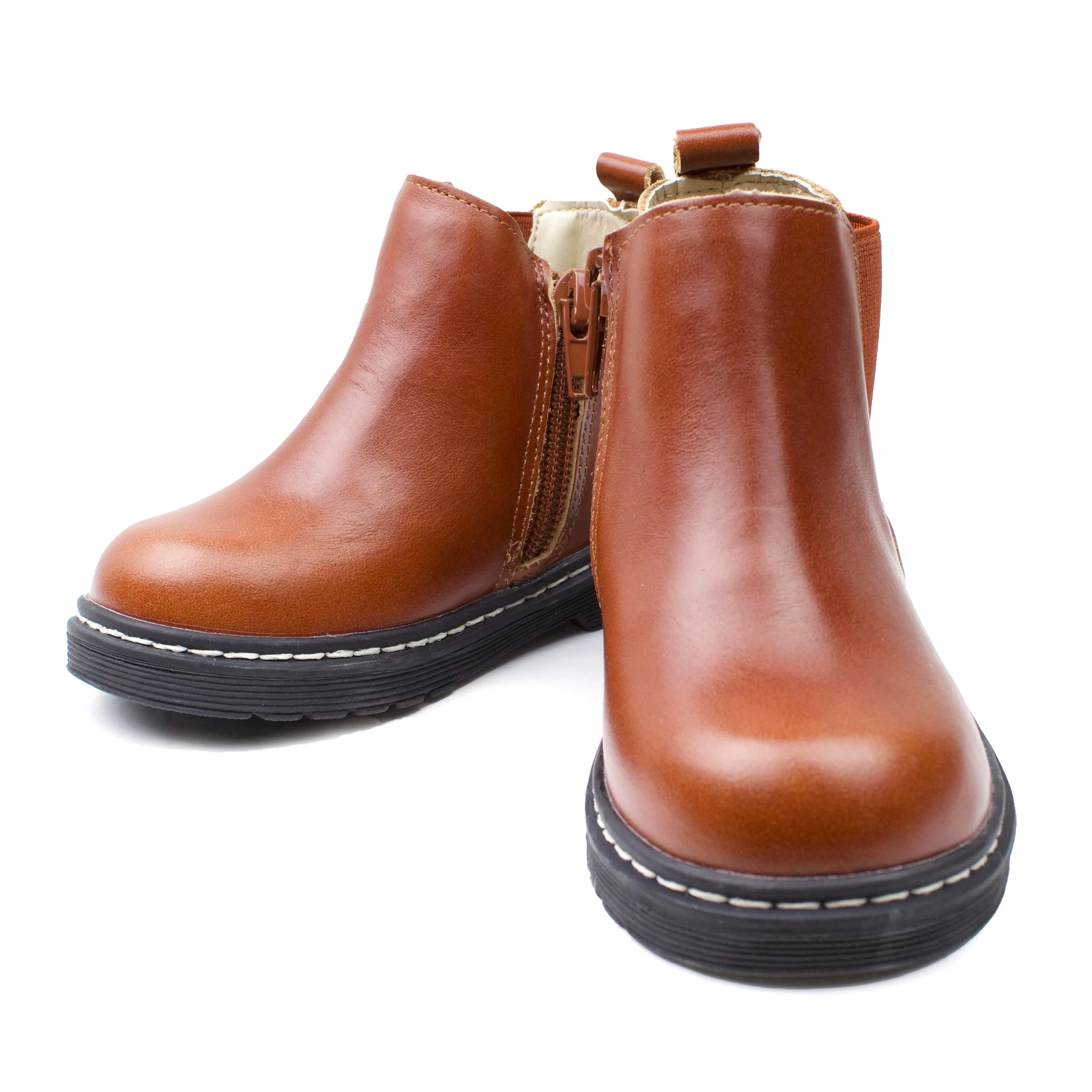 Cognac - Chelsea Boot - Hard Sole