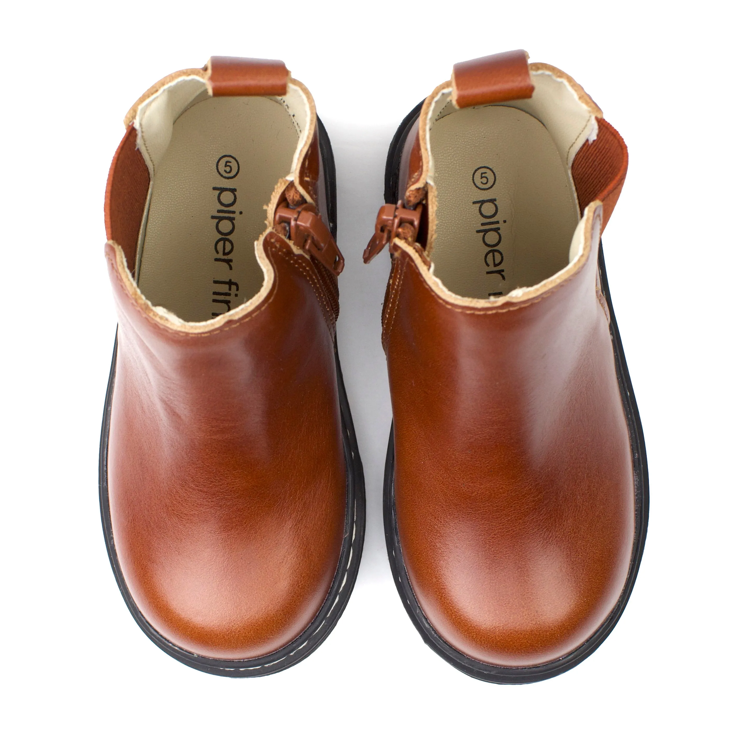 Cognac - Chelsea Boot - Hard Sole