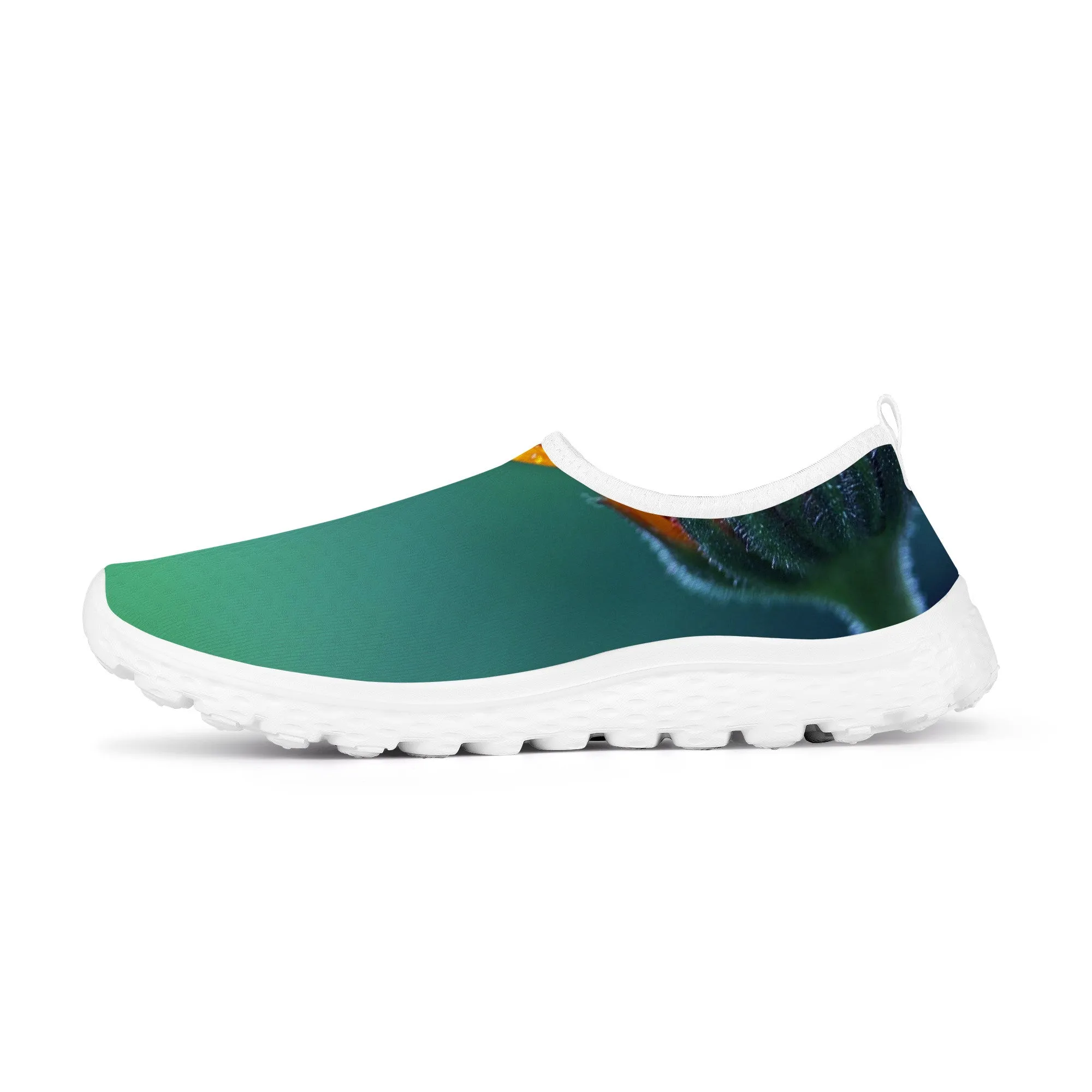 Green Wave Women's Mesh | Low Top Customized | Shoe Zero