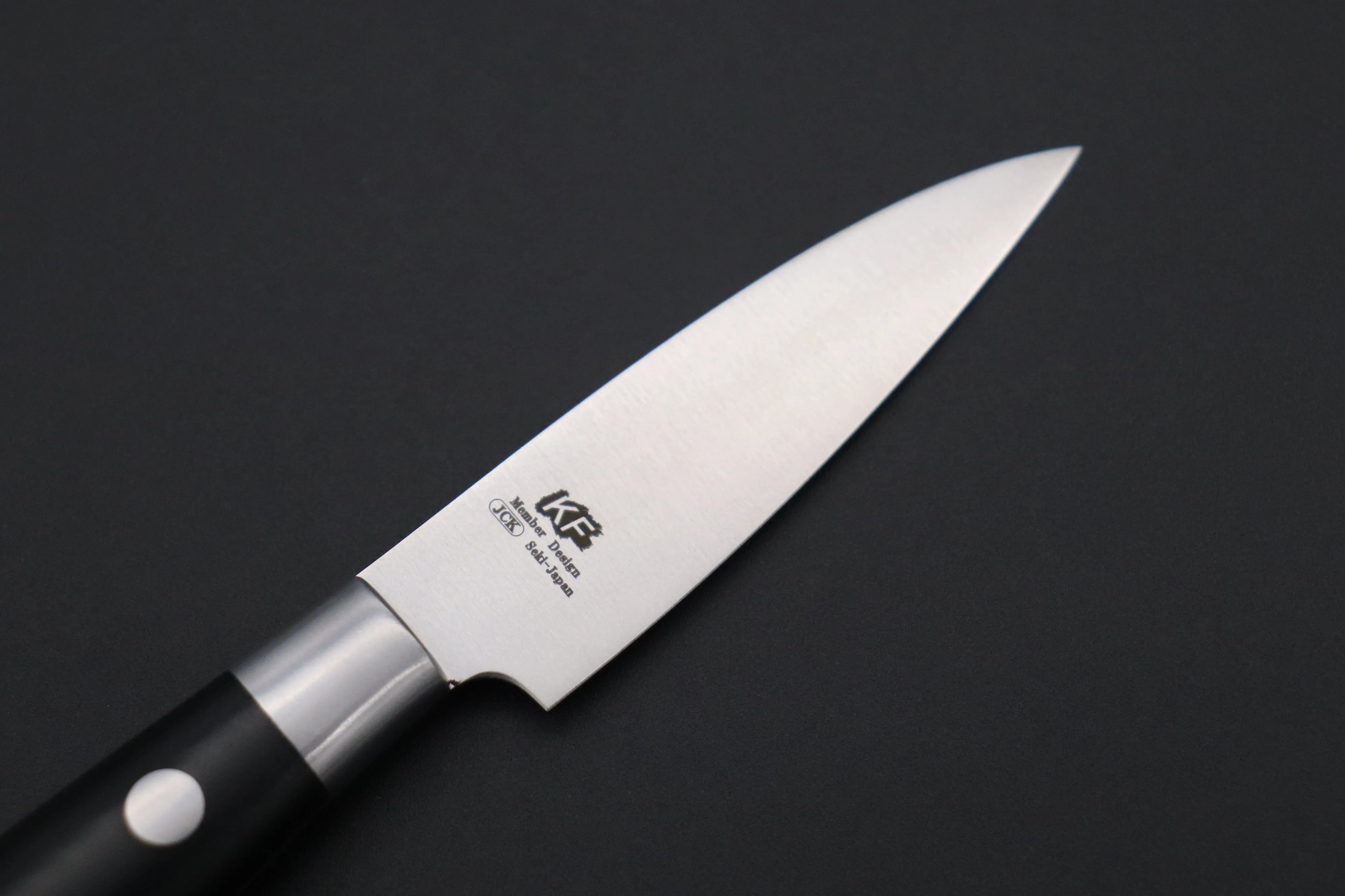 Hattori Forums FH Series FH-1L Parer 70mm (2.7 inch, Black Linen Micarta Handle)