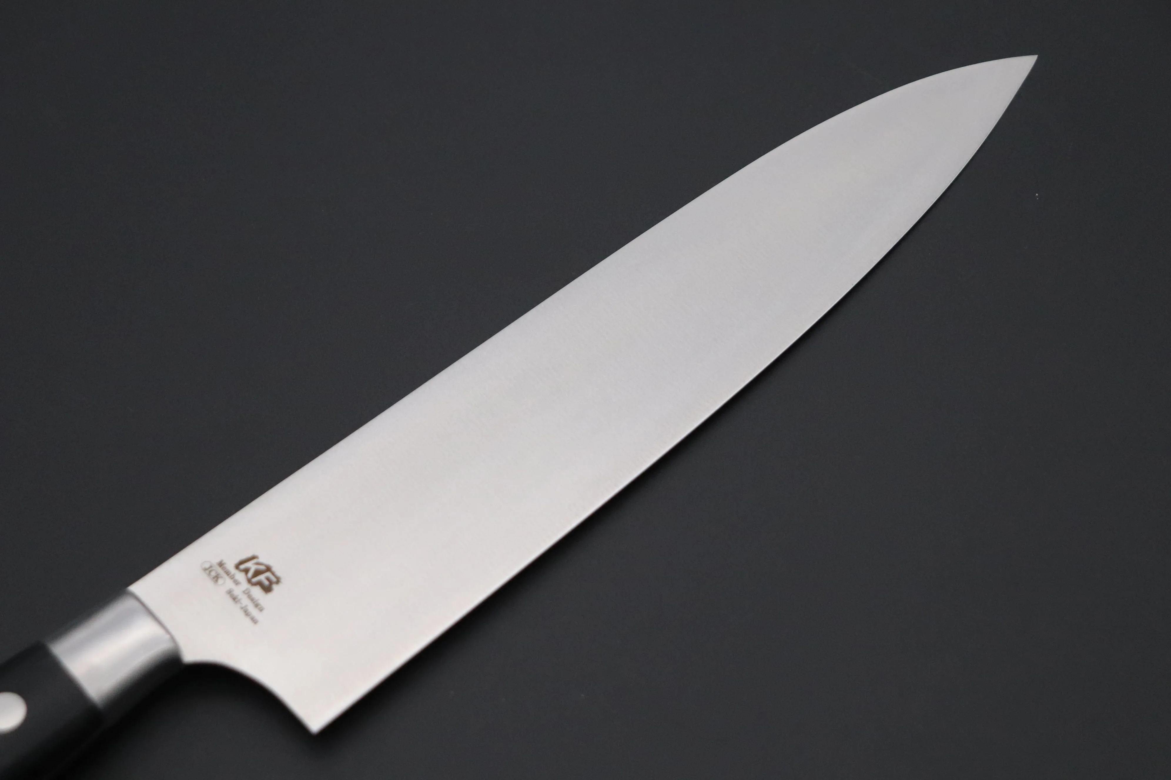 Hattori Forums FH Series Gyuto (210mm to 270mm, 3 sizes, Black Linen Micarta Handle)