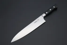 Hattori Forums FH Series Gyuto (210mm to 270mm, 3 sizes, Black Linen Micarta Handle)