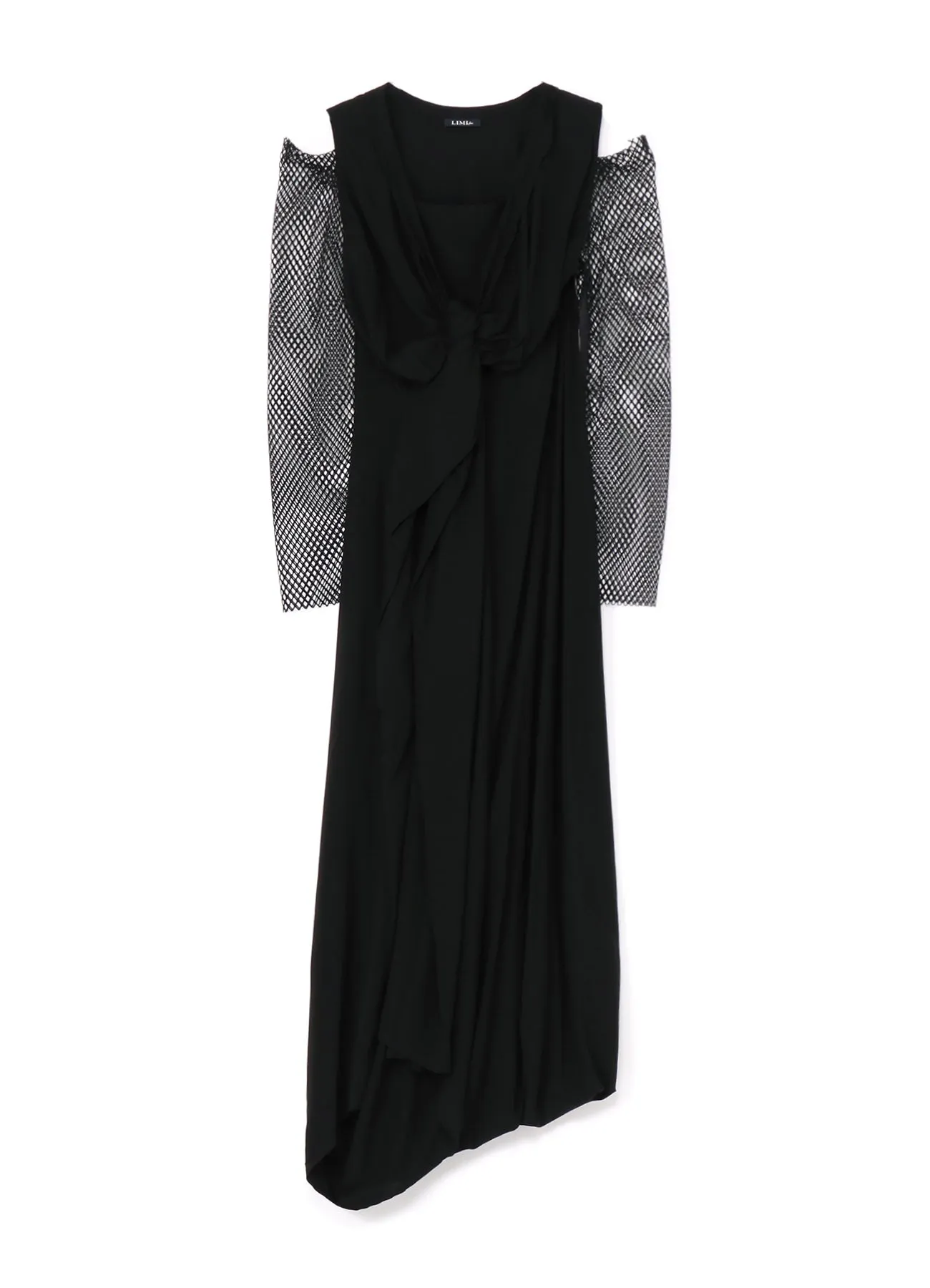 LAWN   MESH DRAPE DRESS