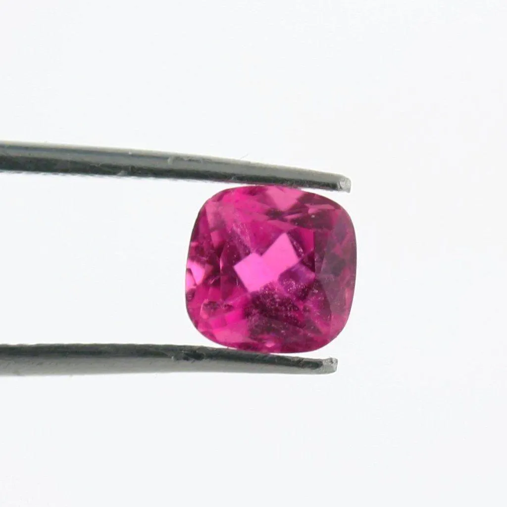 Loose Tourmaline Purplish Pink Cushion Shape 1.06 carat