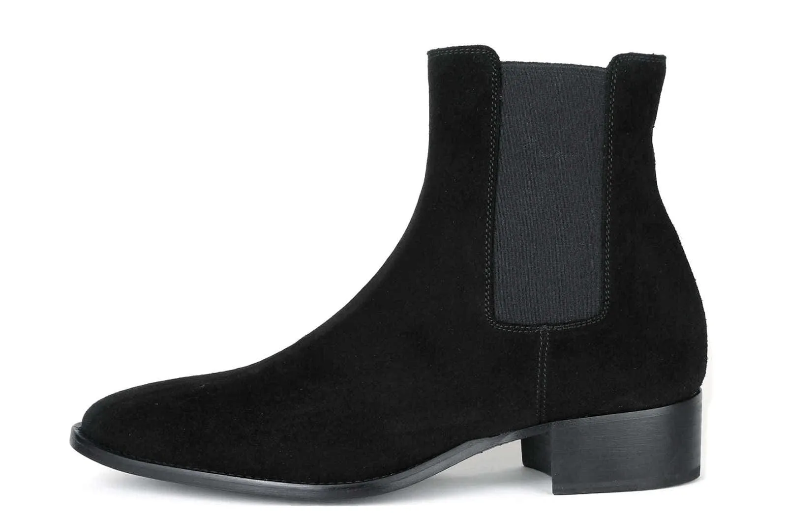 Manhattan Chelsea Boot Black Suede