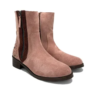 Mes Amie - Blush- brown ankle boot