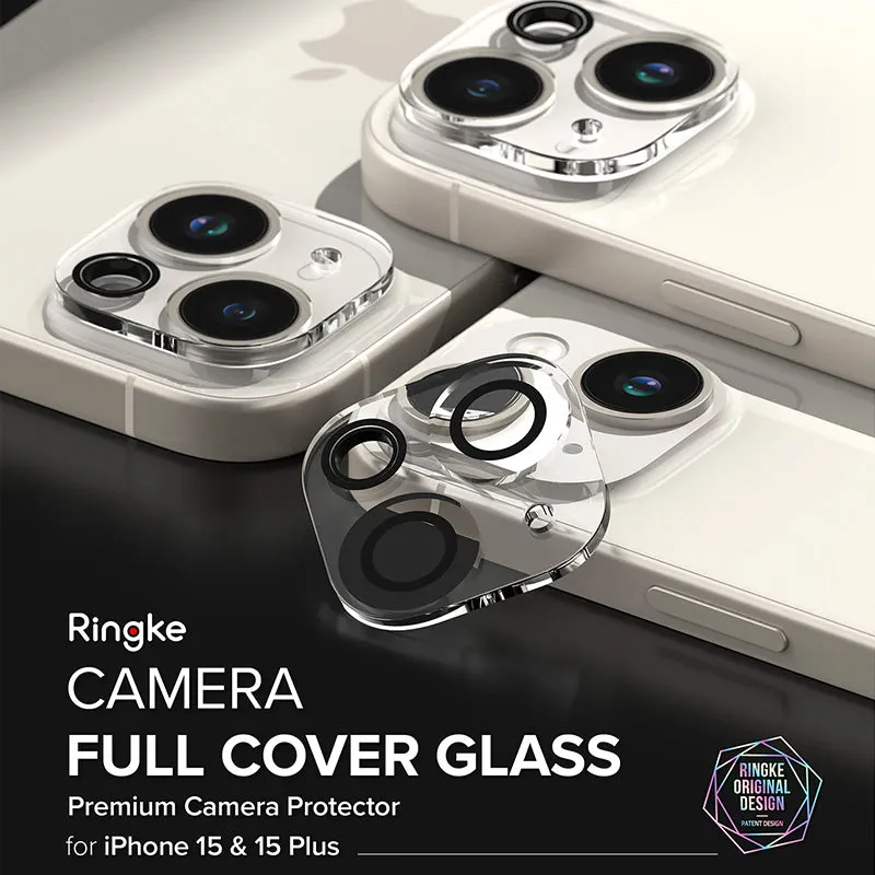 Ringke Camera Protector Glass for iPhone 15/Plus – 2 Packs (Clear)