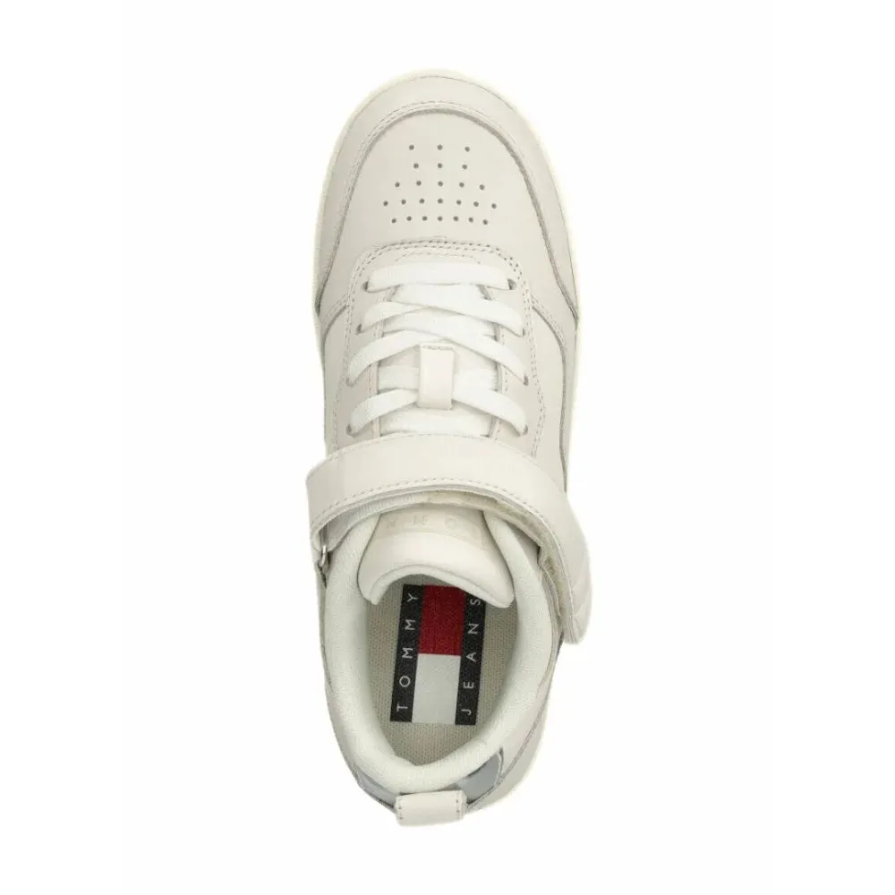 Tommy Hilfiger Jeans TJW Flatform Velcro Trainers Women's - OFFWHTSLV